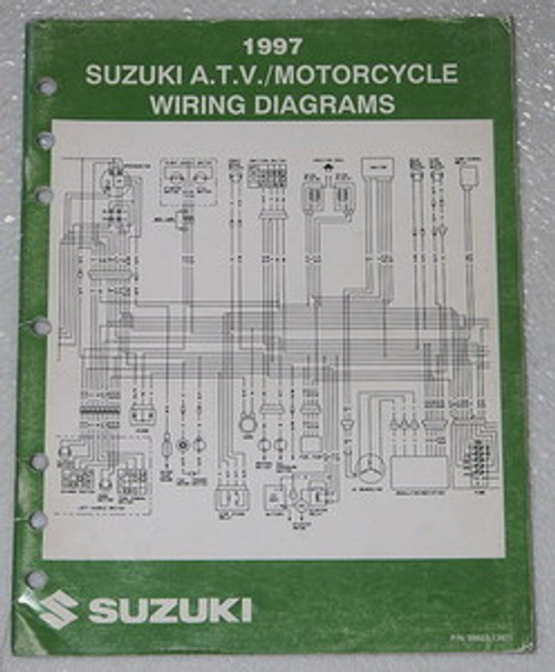 1997 SUZUKI Motorcycle ATV Wiring Diagrams Manual Electrical Troubleshooting 97