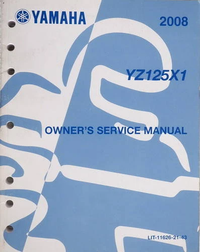 2000 Yamaha TT-R125 Owner\'s Service Manual 