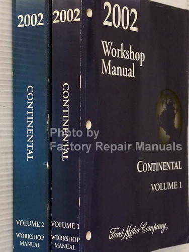 2002 Workshop Manual Continental Volume 1, 2
