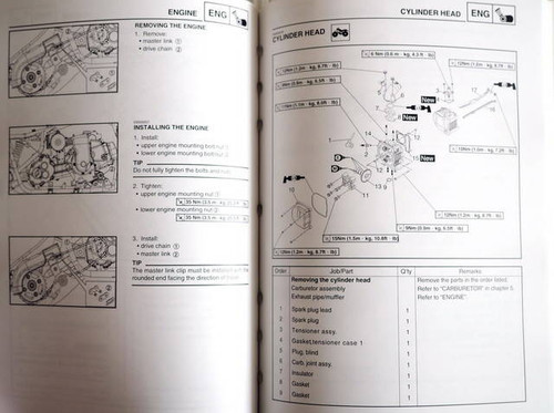 2010 Yamaha Raptor 90 Service Manual