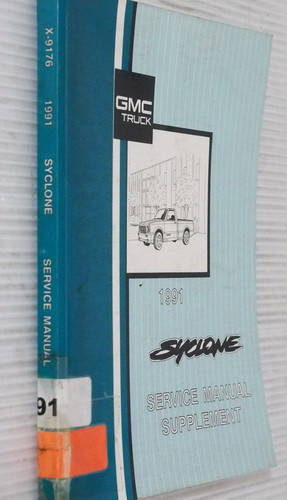 1991 GMC Syclone Service Manual Supplement