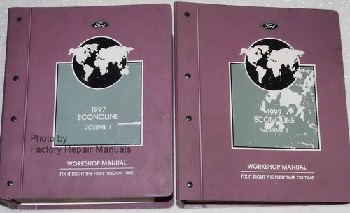 1997 Ford Econoline Workshop Manual Volume 1 and 2