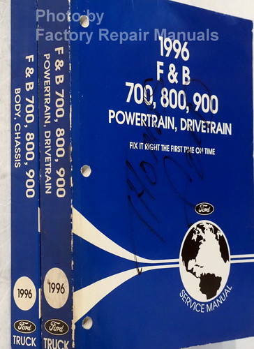 1996 Ford F & B 700-900 Service Manual Volume 1, 2