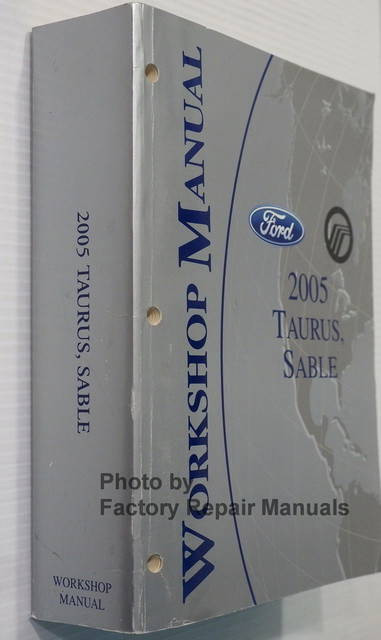 Ford Mercury 2005 Taurus Sable Workshop Manual Spine View