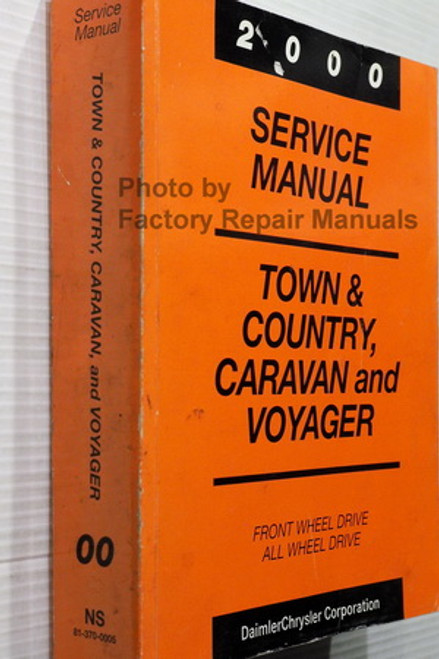 2000 Service Manual Town & Country, Caravan and Voyager Spine View