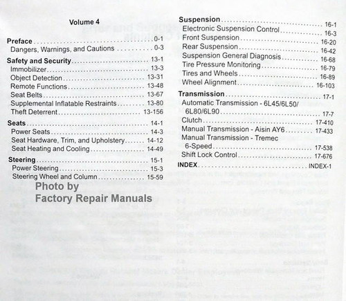 2012 GM F/Car Camaro Service Manual Table of Contents 2