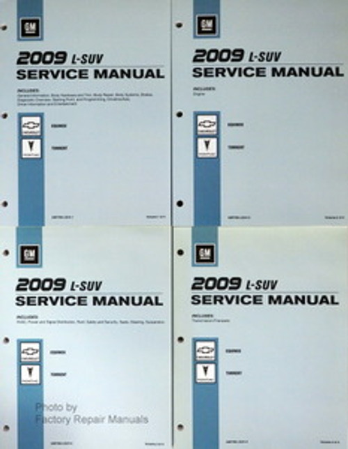 2009 Chevy Equinox Pontiac Torrent Service Manual Volume 1, 2, 3, 4