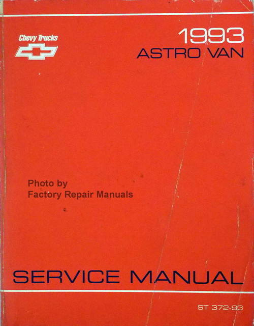 1993 Chevrolet Astro Van Service Manual