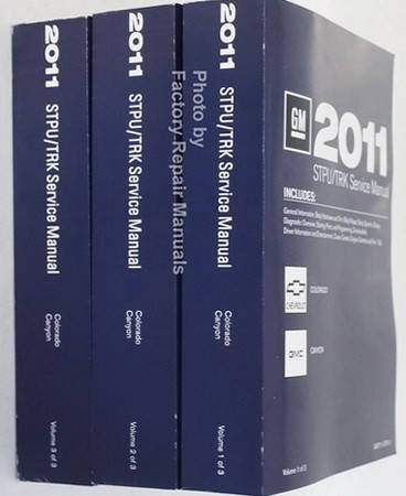 2011 GM Service Manual Chevrolet Colorado GMC Canyon Spine View