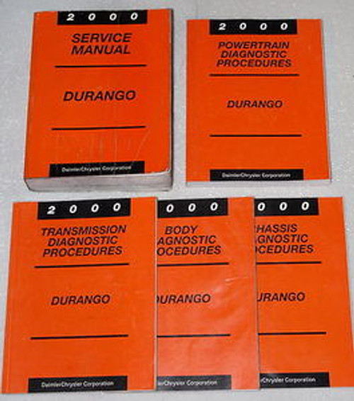 2000 Dodge Durango Factory Service Manual & Diagnostic Set - Original Shop Repair