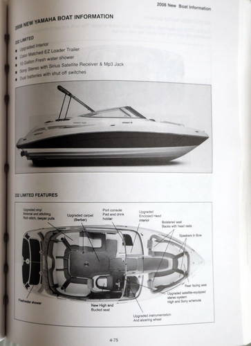 2008 Yamaha Wave Runner Boat Technical Update Manual