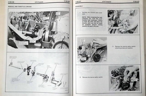 1981 Ford Escort Mercury Lynx Shop Manual Powertrain, Body, Chassis, Electrical 