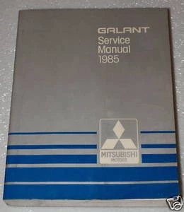 1985 Mitsubishi Galant Service Manual