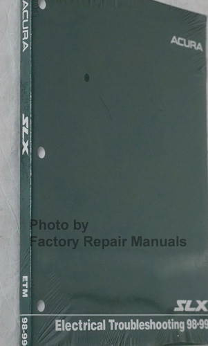 1998 1999 Acura SLX Electrical Troubleshooting Manual