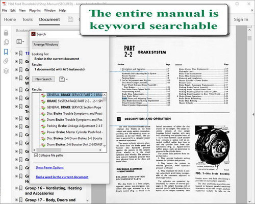 1966 Ford Thunderbird Shop Manual