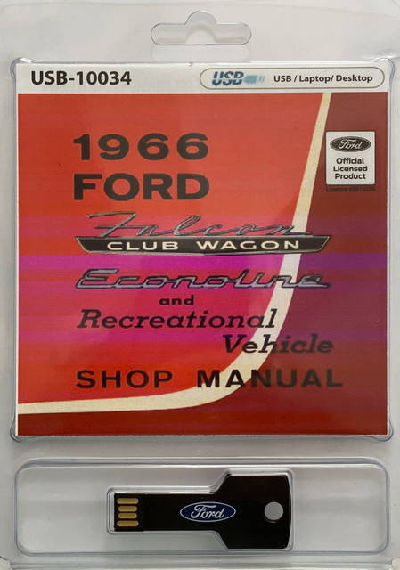 1966 Ford Falcon Club Wagon, Econoline and Recreational Vehicle Shop Manual