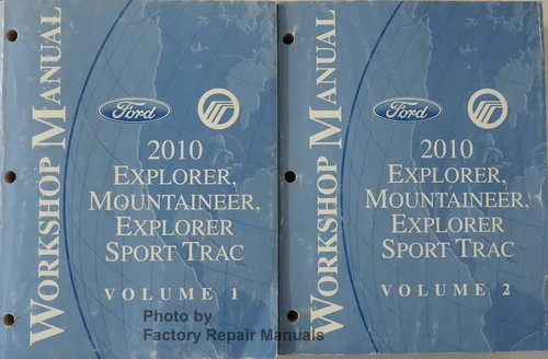 Ford Mercury 2010 Explorer, Mountaineer, Explorer Sport Trac Workshop Manual Volume 1, 2