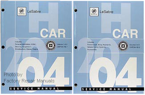 2004 Buick LeSabre Factory Service Manual Shop Repair Set