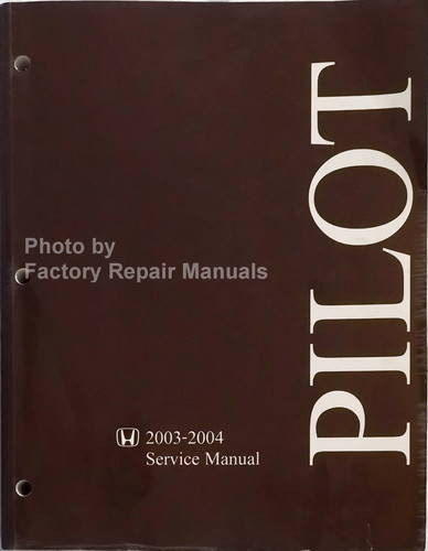 2003 2004 Honda Pilot Service Manual