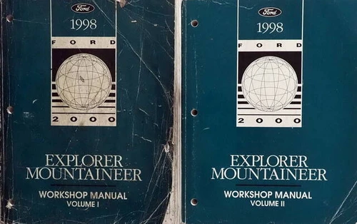 1998 Ford Explorer Mountaineer Workshop Manual Volume 1, 2