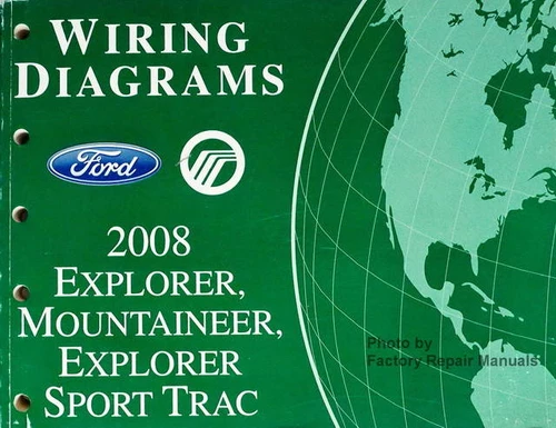 Wiring Diagrams Ford Mercury 2008 Explorer, Mountaineer, Explorer Sport Trac