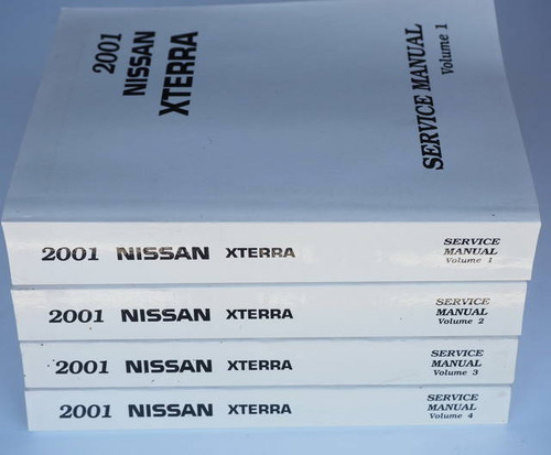 2001 Nissan Xterra Factory Service Manual Volume 1, 2, 3, 4