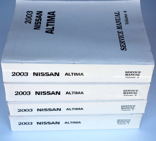  2003 Nissan Altima Service Manual Set 