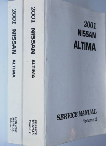 2001 Nissan Altima Service Manual Volume 1 and 2