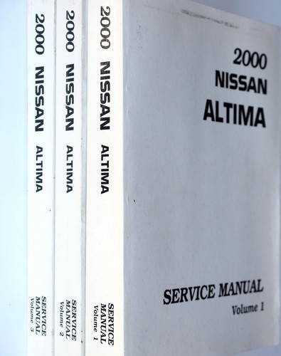 2000 Nissan Altima Service Manual Volume 1, 2, 3