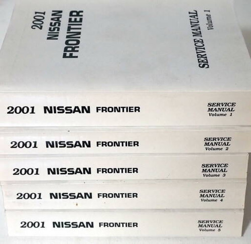 2001 Nissan Frontier Service Manual Volume 1, 2, 3, 4, 5
