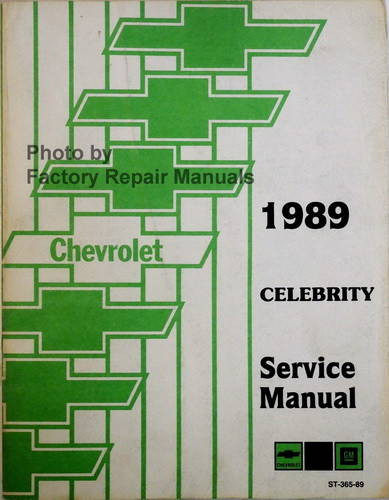 1989 Chevrolet Celebrity Service Manual