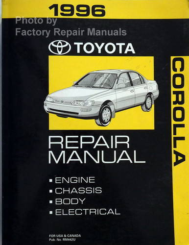 1996 Toyota Corolla Repair Manual