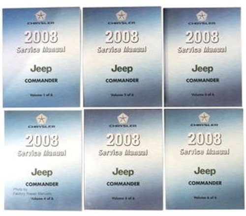 2008 Jeep Commander Service Manual Volume 1, 2, 3, 4, 5, 6