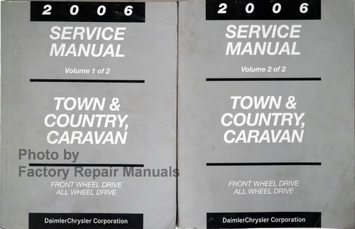 2006 Chrysler Town & Country, Dodge Caravan Service Manual Volume 1, 2