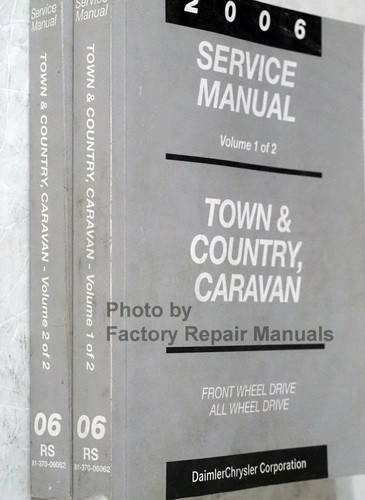 2006 Chrysler Town & Country, Dodge Caravan Service Manual Volume 1, 2
