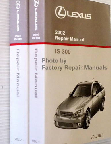 2002 Lexus IS300 Repair Manual Volume 1, 2
