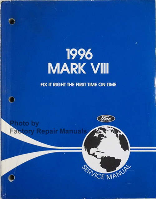 1996 Mark VIII Ford Service Manual