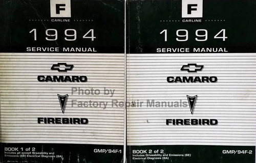 1994 Chevrolet Camaro Pontiac Firebird Service Manual Volume 1, 2