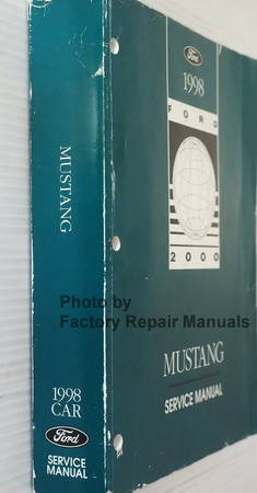 1998 Ford Mustang Service Manual Spine View