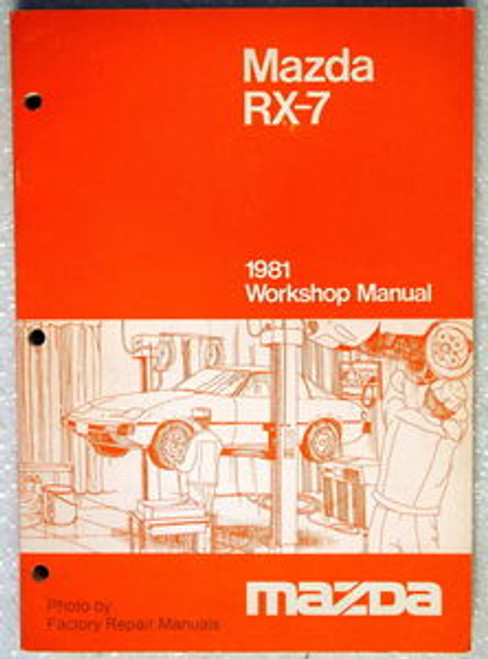 1981 Mazda RX-7 Workshop Manual 