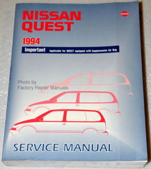Nissan Quest 1994 Service Manual