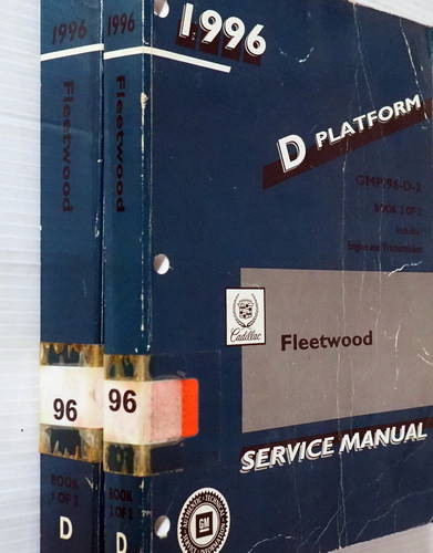 1996 Cadillac Fleetwood Service Manual 