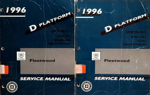 1996 Cadillac Fleetwood Service Manual 