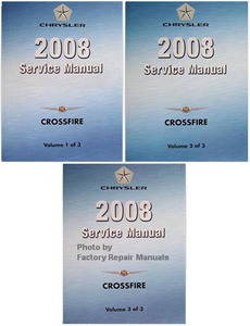 2008 Chrysler Crossfire Service Manual Volume 1, 2, 3