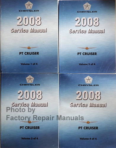 2008 Chrysler PT Cruiser Service Manual Volume 1, 2, 3, 4