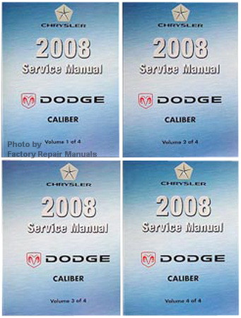 Chrysler 2008 Service Manual Dodge Caliber Volume 1, 2, 3, 4