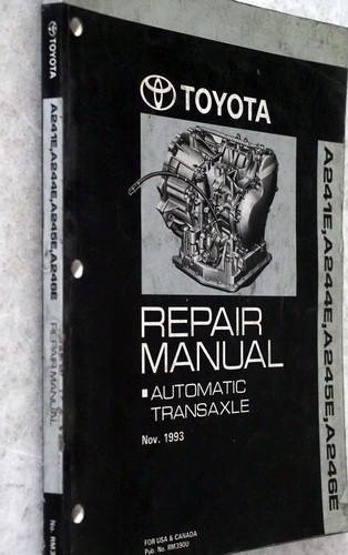 1994-2002 Automatic Transmission Repair Manual Celica MR2 Paseo Corolla Rav4