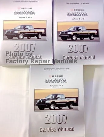 Dodge Dakota 2007 Service Manual Volume 1, 2, 3
