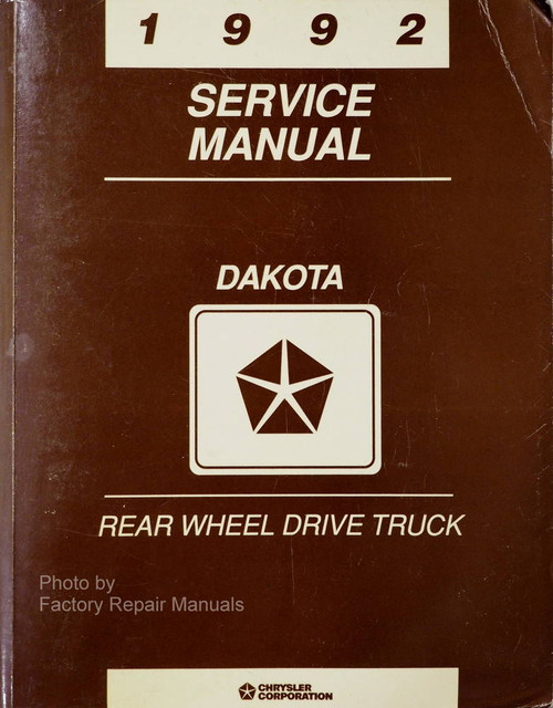 1992 Dodge Dakota Service Manual 