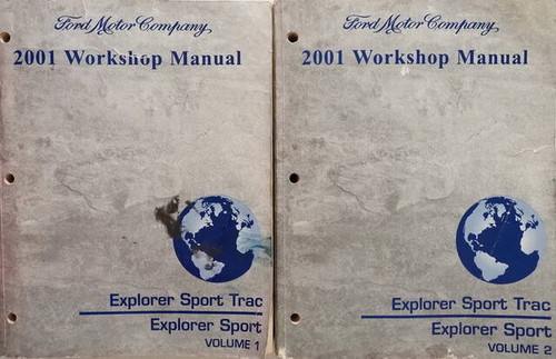 2001 Ford Explorer Sport Trac, Explorer Sport Workshop Manual Volume 1, 2